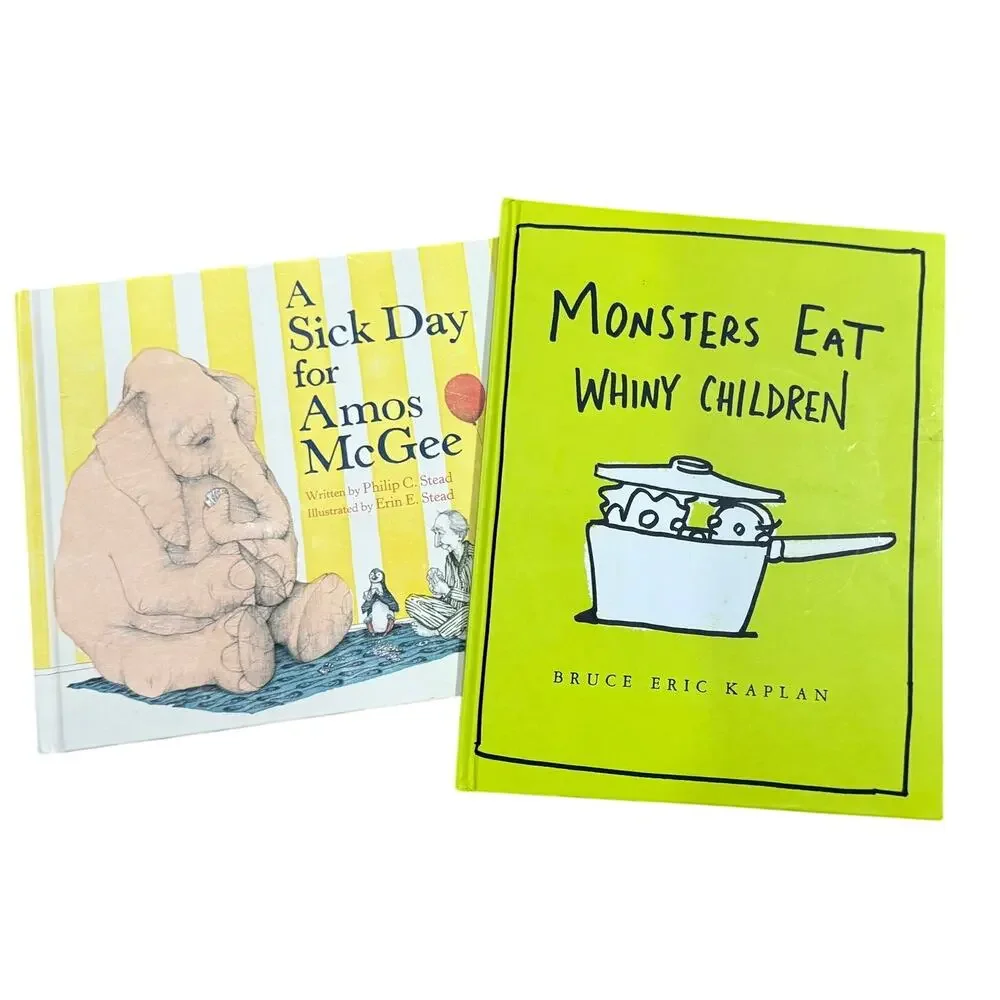 Bundle of two children's books hardcover picture book ages 3-7 Humor